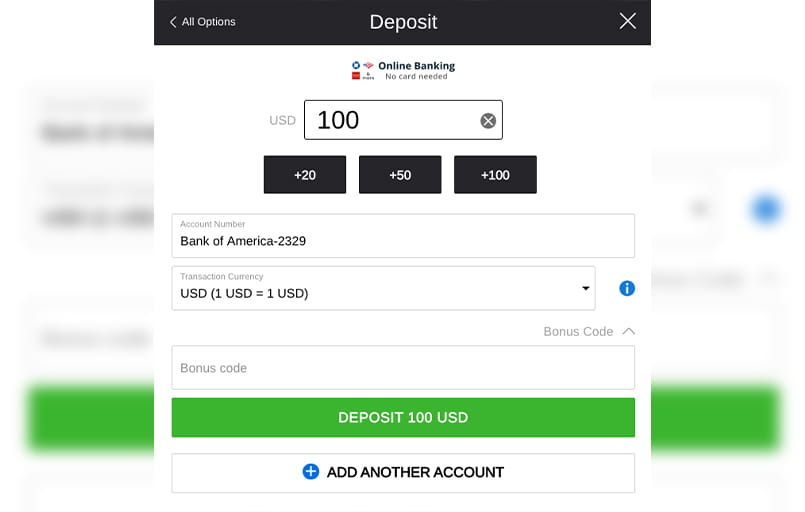 The BetMGM cashier interface.